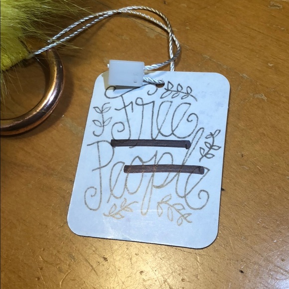 Free People XL Faux Fur Pompom Bag Charm - Picture 3 of 4